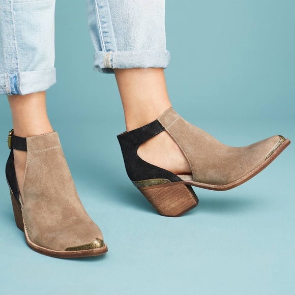 jeffrey campbell woodruff cutout ankle booties